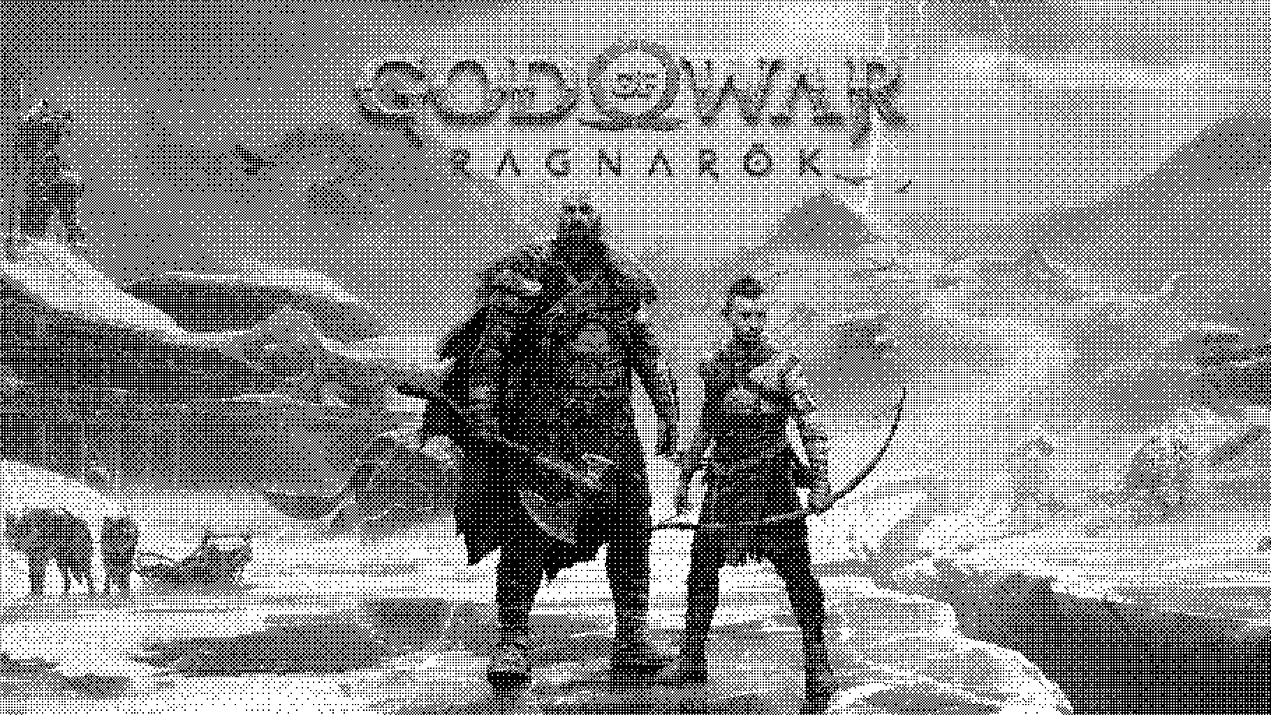 God of War Ragnarök Ordered Dithering BW